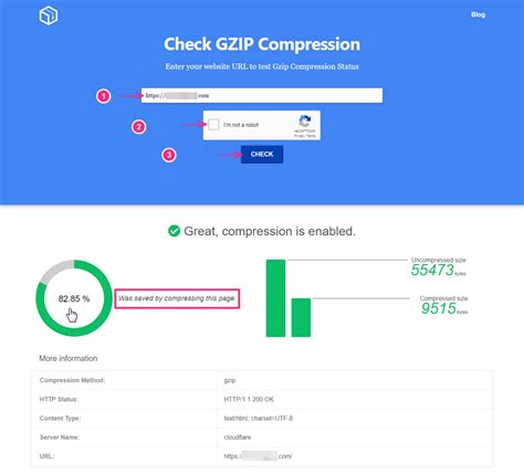 server gzip compression test|how to check gzip compression.